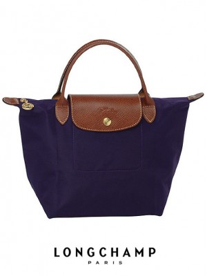 LC043*LONGCHAMP LE PLIAGE TOTE 1621089 SMALL/SHORT HANDLE (NAVY)